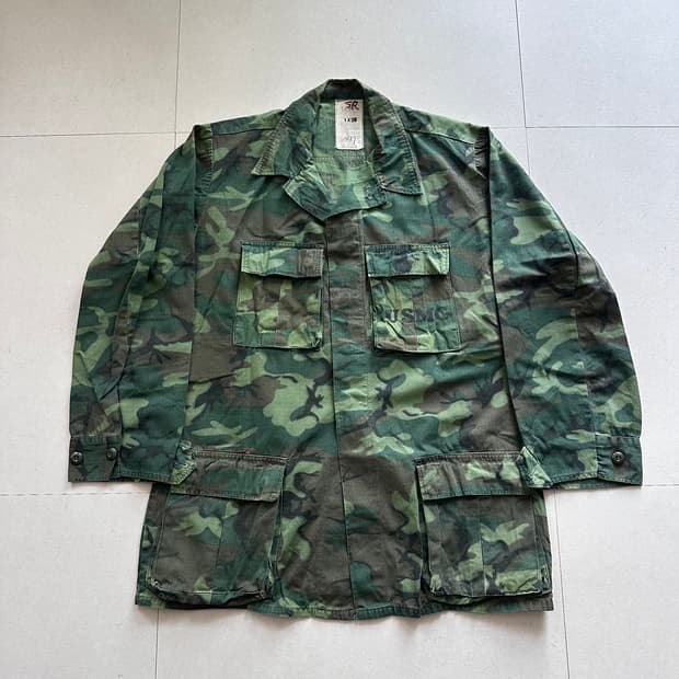 70s 미군 USMC 오리지널 RDF 초기형 ERDL 자켓 ML