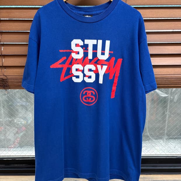 00s Stussy OLD 스투시 프린트 티셔츠