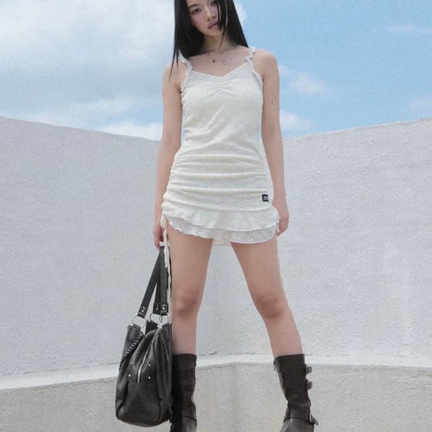 애즈온 블라썸 미니 원피스 새상품
