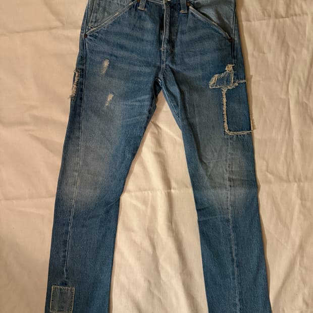 리바이스 엔지니어스 패치워크 진스