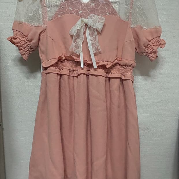 양산형 지뢰계 코랄 원피스