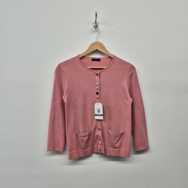 폴스미스 핑크 가디건 니트 여성 S