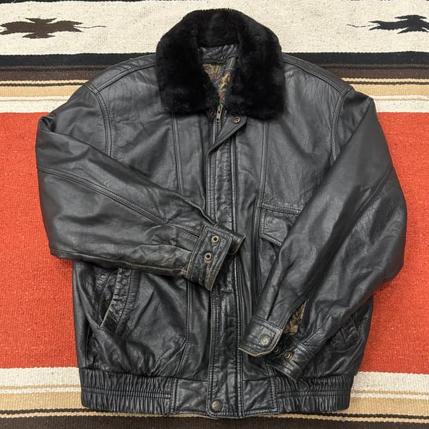 빈티지 소가죽자켓