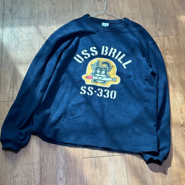 아웃스탠딩 MIL SERIES 롱슬리브 네이비