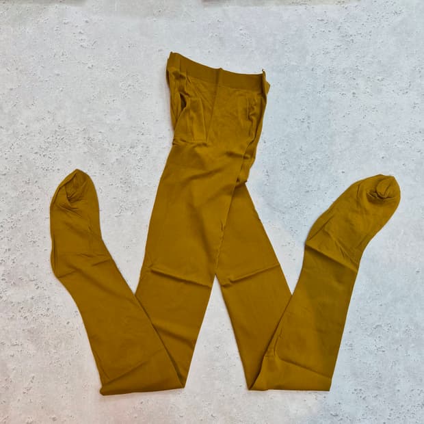 일본산 50데니어 머스타드 타이즈 팬티스타킹