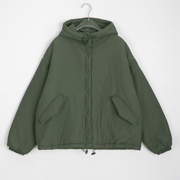 Vintage 바드리 패딩 점퍼 (카키)