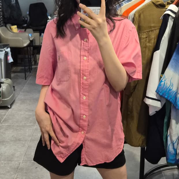 [NO.9] 폴로 반팔 셔츠 핑크