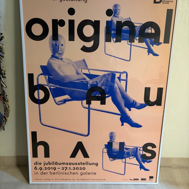 [BAUHAUS ARCHIV 오리지널 전시 포스터]