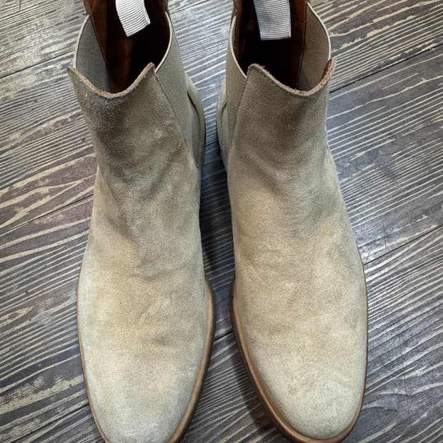 커먼 프로젝트 스웨이드 첼시 부츠 탄 250