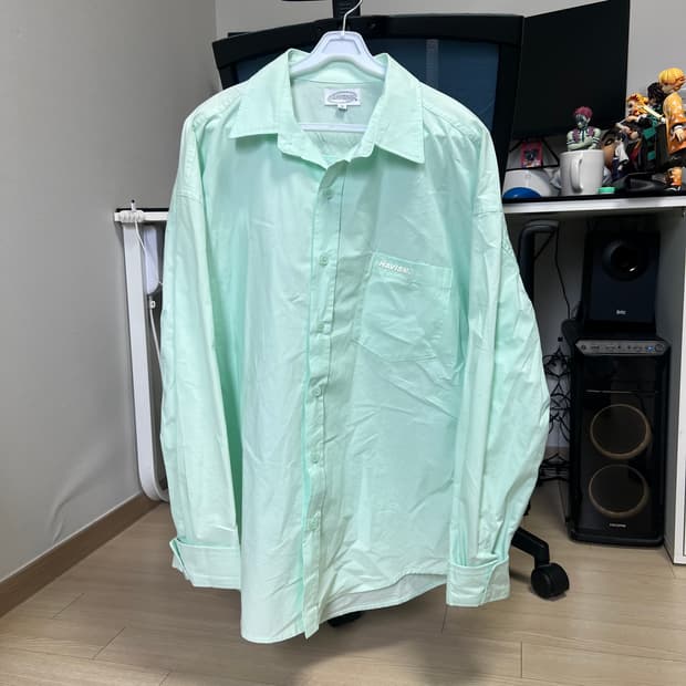 해비즘 오버핏 셔츠