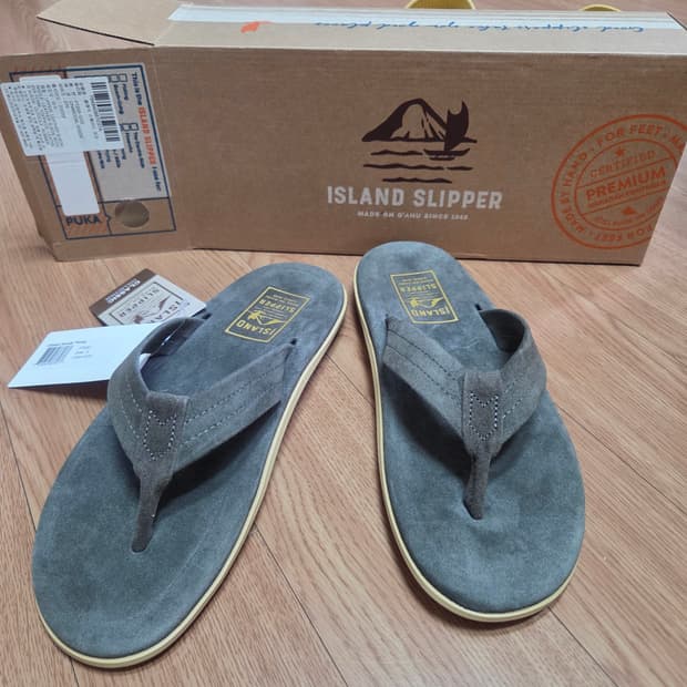 (새상품)아일랜드 슬리퍼 차콜 size9, 270mm