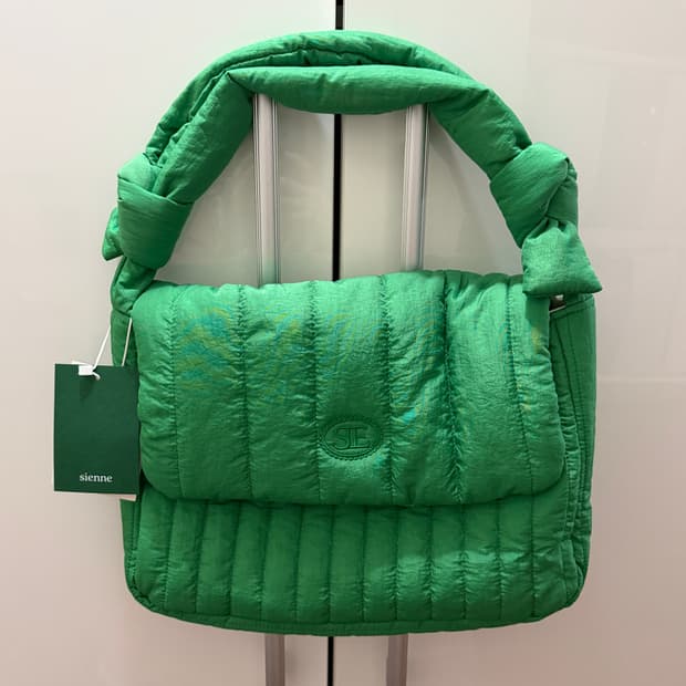 시엔느 패딩백 크로스백 그린