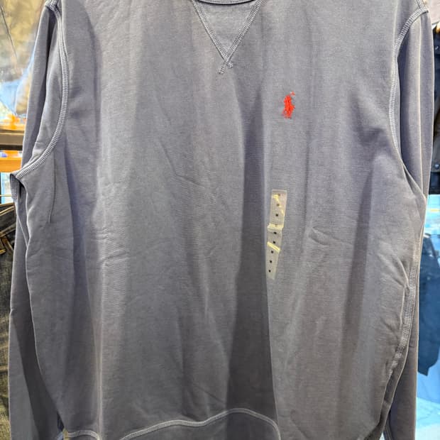 폴로 랄프로렌 레드포니 쿨그레이 피그먼트 맨투맨