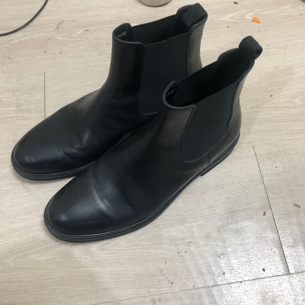 오뷔제 천연가죽 첼시부츠 280 사이즈