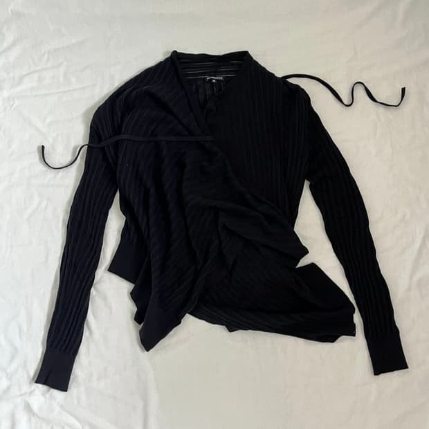 앤드뮐미스터 캐시미어 랩 가디건