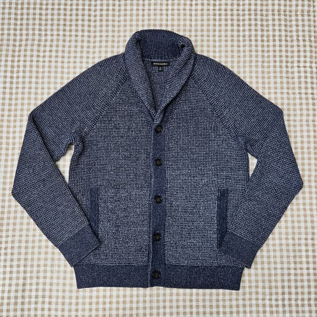 바나나리퍼블릭 숄카라 니트 가디건 남자100