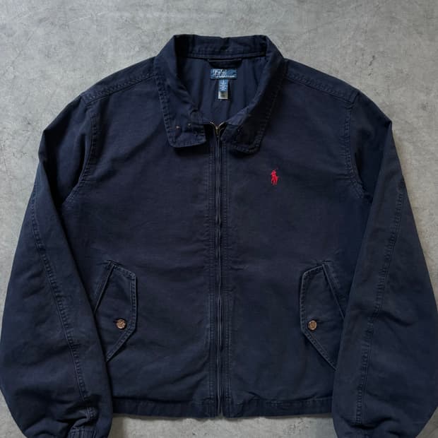 Polo 폴로 랄프로렌 네이비 코튼 캔버스 자켓 