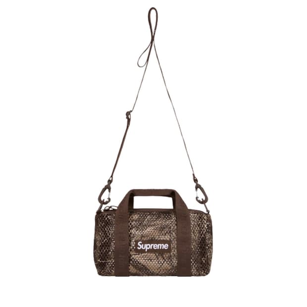 슈프림 메쉬 미니 더플백 카모