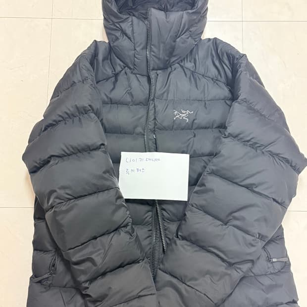 아크테릭스 토륨 후디 블랙 M 사이즈 25FW