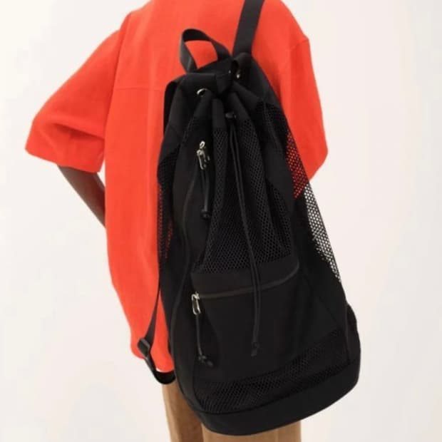 [L] 오라리 메쉬 백팩 블랙 