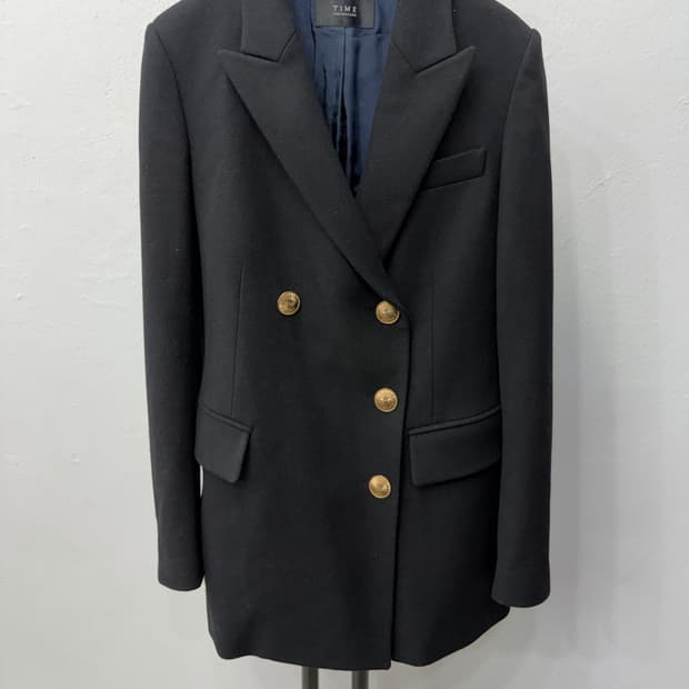 정품) TIME 타임 20ss 여성 금장 더블 버튼 자켓 82