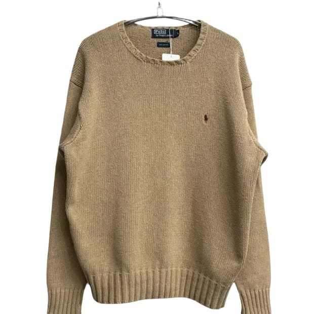 폴로 랄프로렌 베이지 니트 