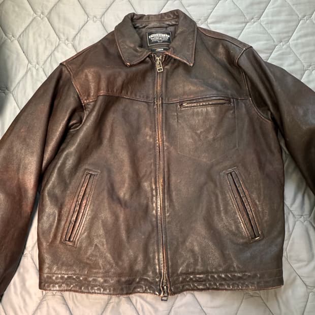프리즘웍스 레더 자켓 M