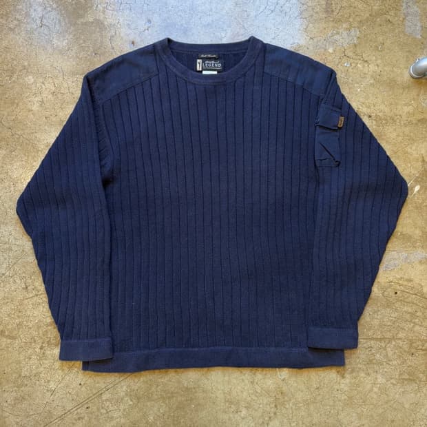 에디바우어 패치 포켓 코튼 스웨터