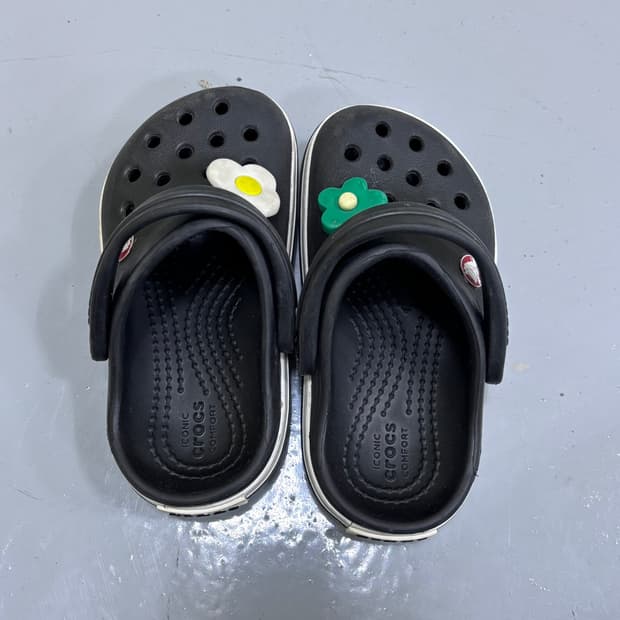 실측확인 크록스 키즈 클로그 0406E