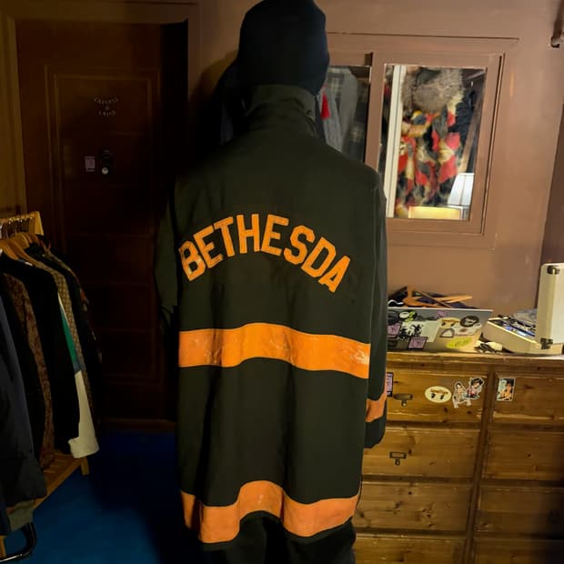 90S "BETHESDA" ORGINAL FIREMAN JACKET