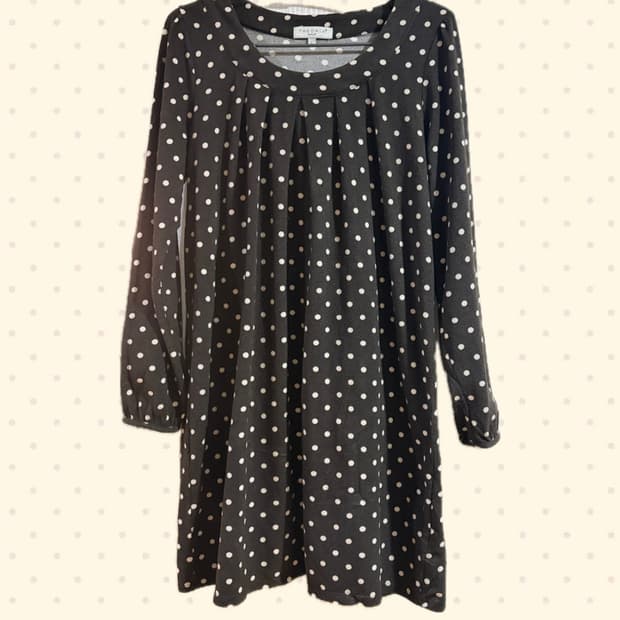 🤎Theoria 도트 모리걸 원피스