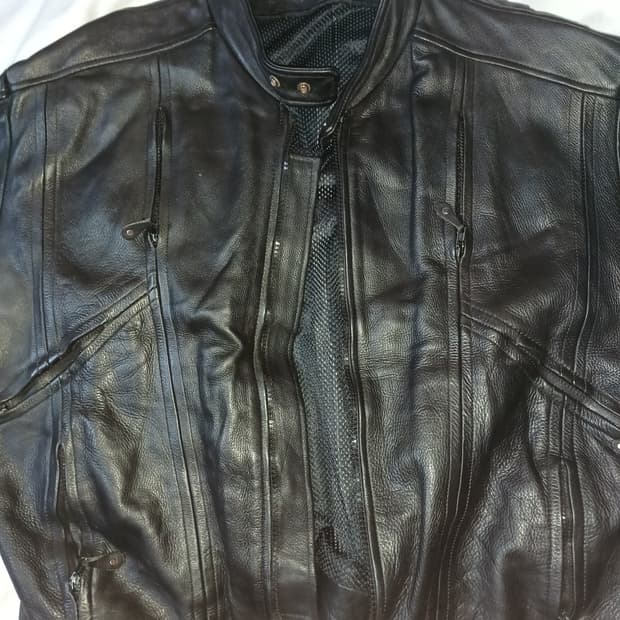 남성 가죽자켓(레이싱)