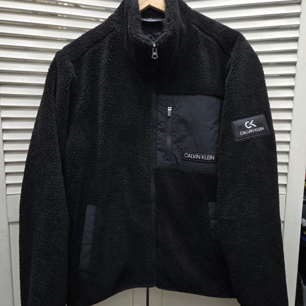 캘빈클라인 후리스 집업 자켓