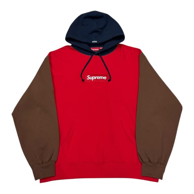 24FW 슈프림 박스로고 후드티 스웨트셔츠 멀티컬러 XL