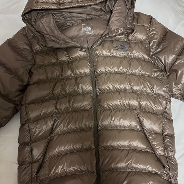 노스페이스 마티에르 패딩 베이지 그레이 M