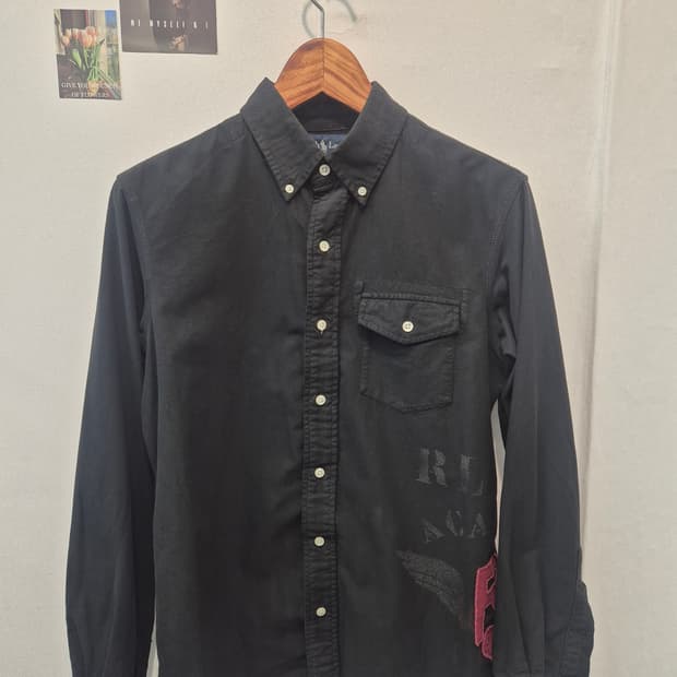 랄프로렌 남성 블랙 셔츠 M
 