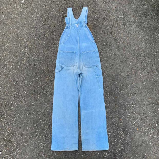 빅존 데님 오버롤 팬츠
