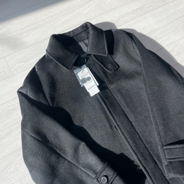 세미오버 하프 발마칸 코트