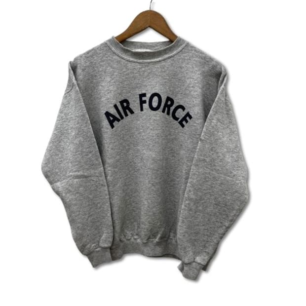 에어 포스 프린트 빈티지 맨투맨