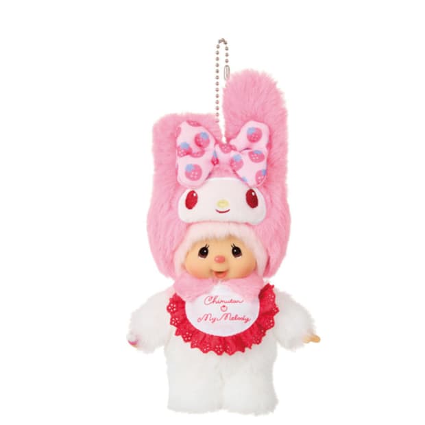 몬치치 산리오 마이멜로디 치무탄 콜라보 인형 키링