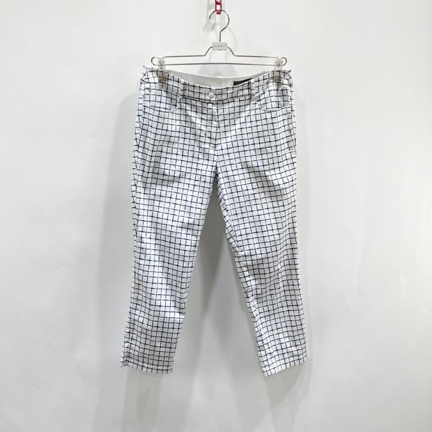 PAT 여성캐주얼면팬츠 화이트체크 31