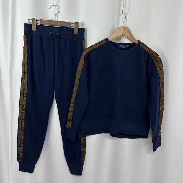   폴로랄프로렌 여자 기모 맨투맨 바지 SET XS