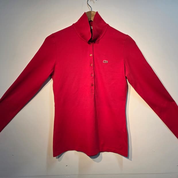 라코스테 여성 긴팔 카라티셔츠 105사이즈