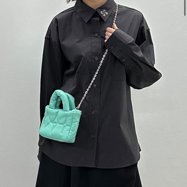 헤레틱 차콜 셔츠 2-WAY DADDY SHIRT / charcoal