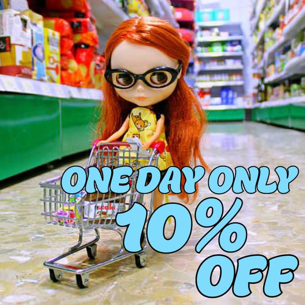 오늘 하루 전제품 10% 할인!