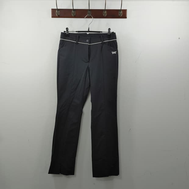 S PXG 여성 골프웨어 블랙 데일리 기능성 스포츠 팬츠 바지