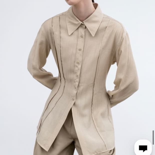 인사일런스 블랙 링클 셔츠