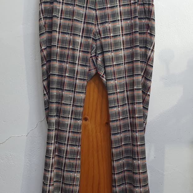 그린조이 체크 골프바지(34))