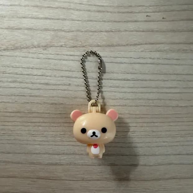 코리락쿠마 헤드 키링