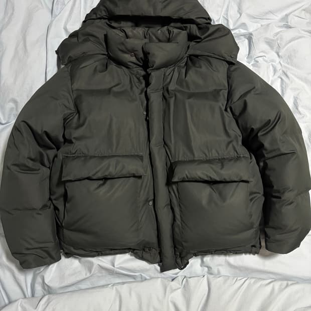 오라리 블랙 패딩 3사이즈